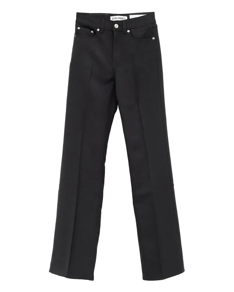 Our Legacy Boot Cut Schwarz