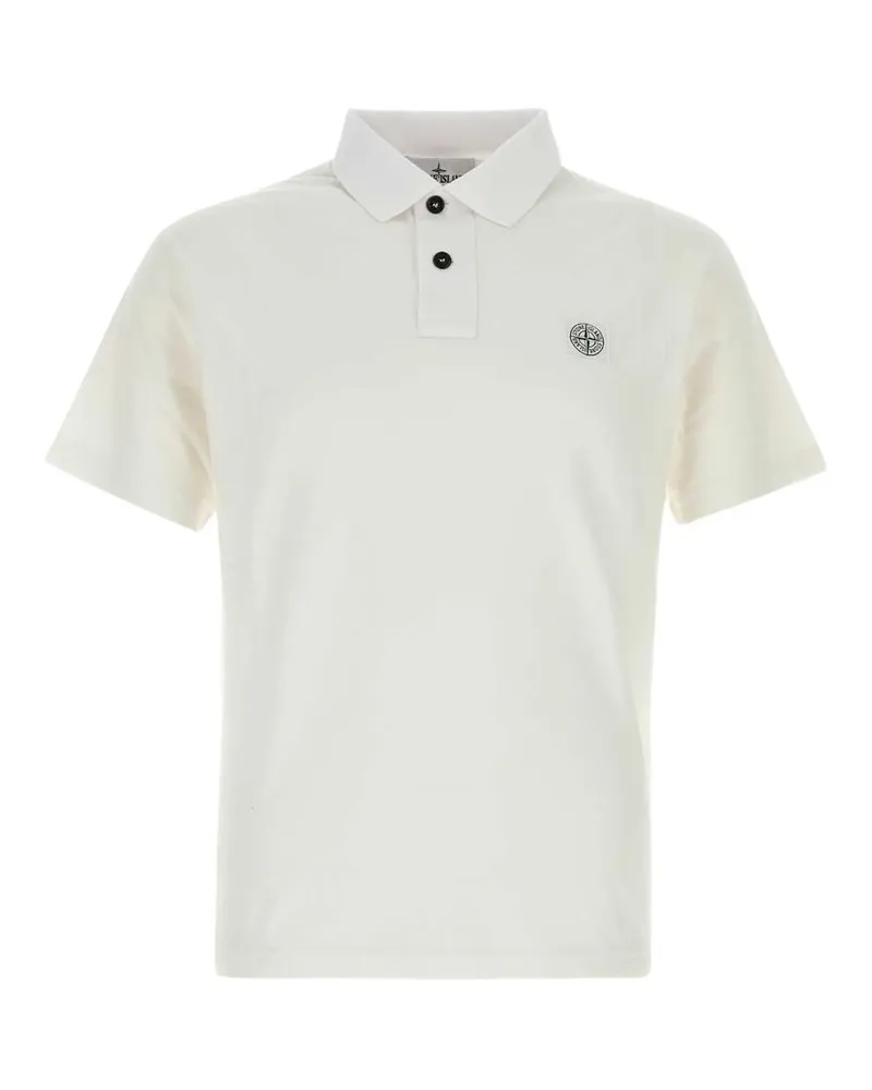 Stone Island Polo Shirt Weiß