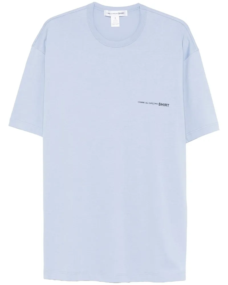 Comme des Garçons Mens Tshirt Knit Fot023s25 Blau