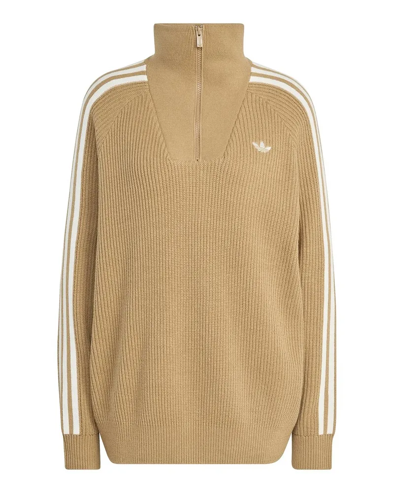 adidas Funnel Neck Beige
