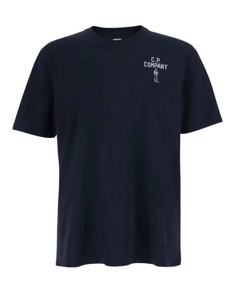 C.P. Company T-shirts - Short Sleeve Blau