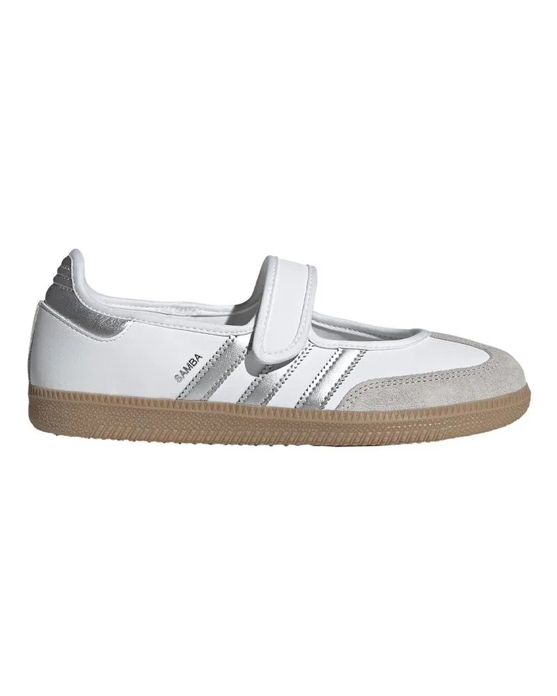 adidas Samba Jane Bianco Argento Weiß
