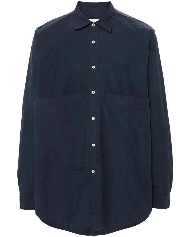 PAURA Konia Kurzarmhemd 11dp60080000423 Blau