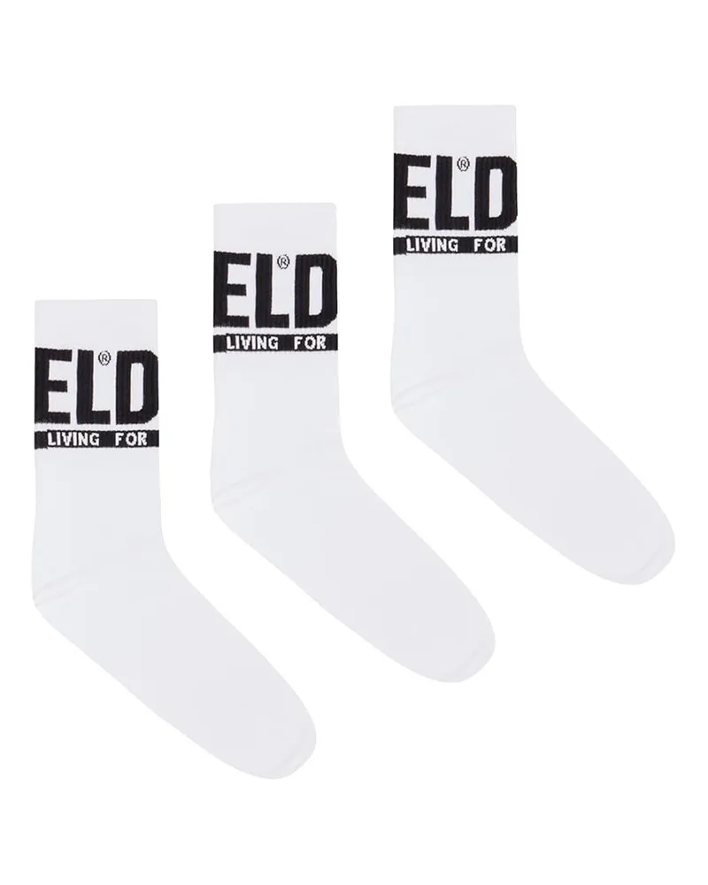 Diesel Socken Weiß