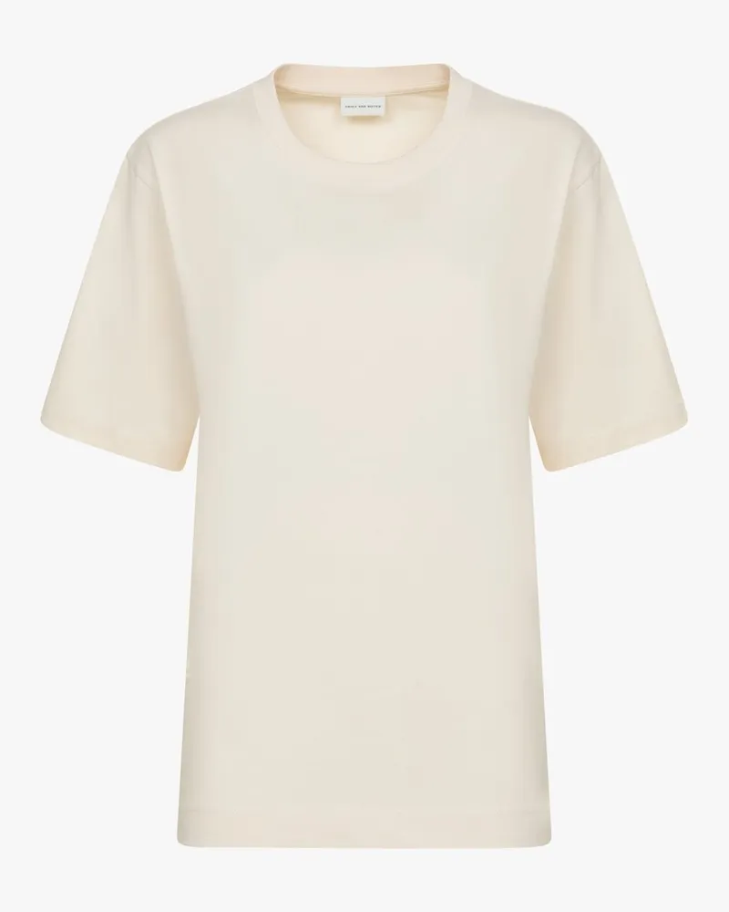 Dries van Noten 06010 Heydu 2600 W.k.ss.t Shirt Beige