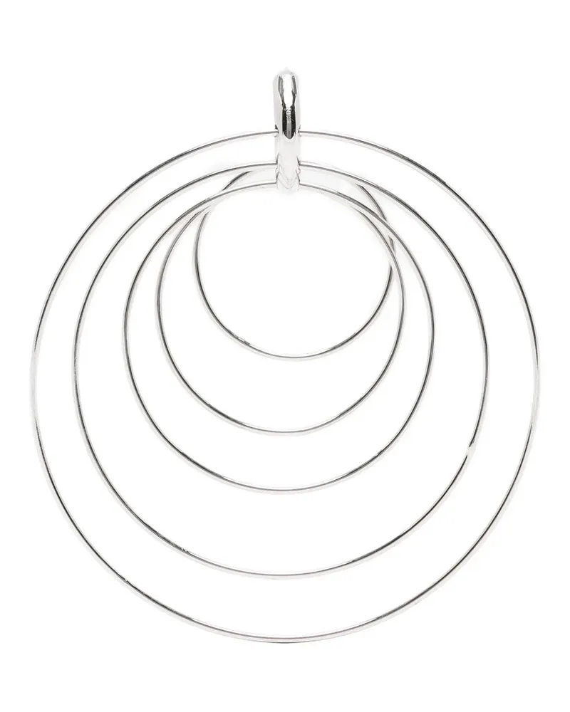 PANCONESI Pierced Serpent Hoops Large Silber