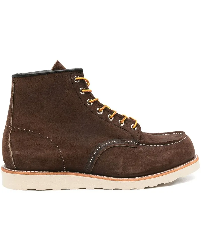 Red Wing Shoes 8836 Classic Moc Toe Chocolate Muleskinner Braun
