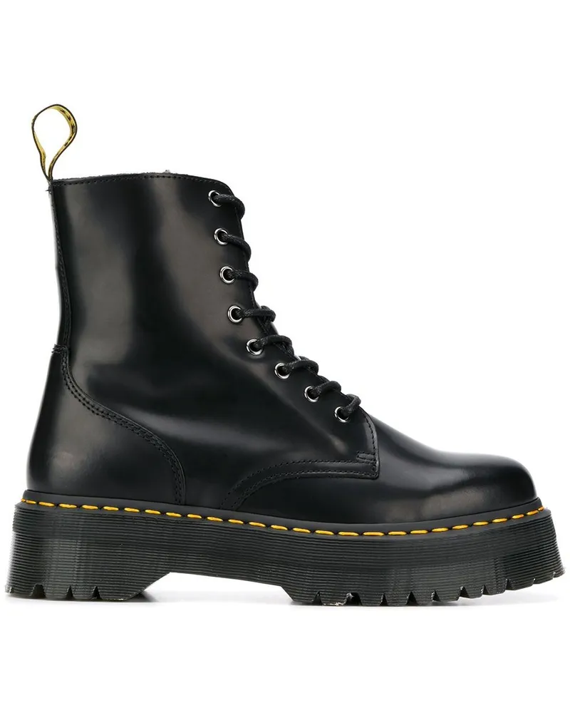 Dr.Martens Schwarze Jadon Polished Smooth Stiefeletten Schwarz