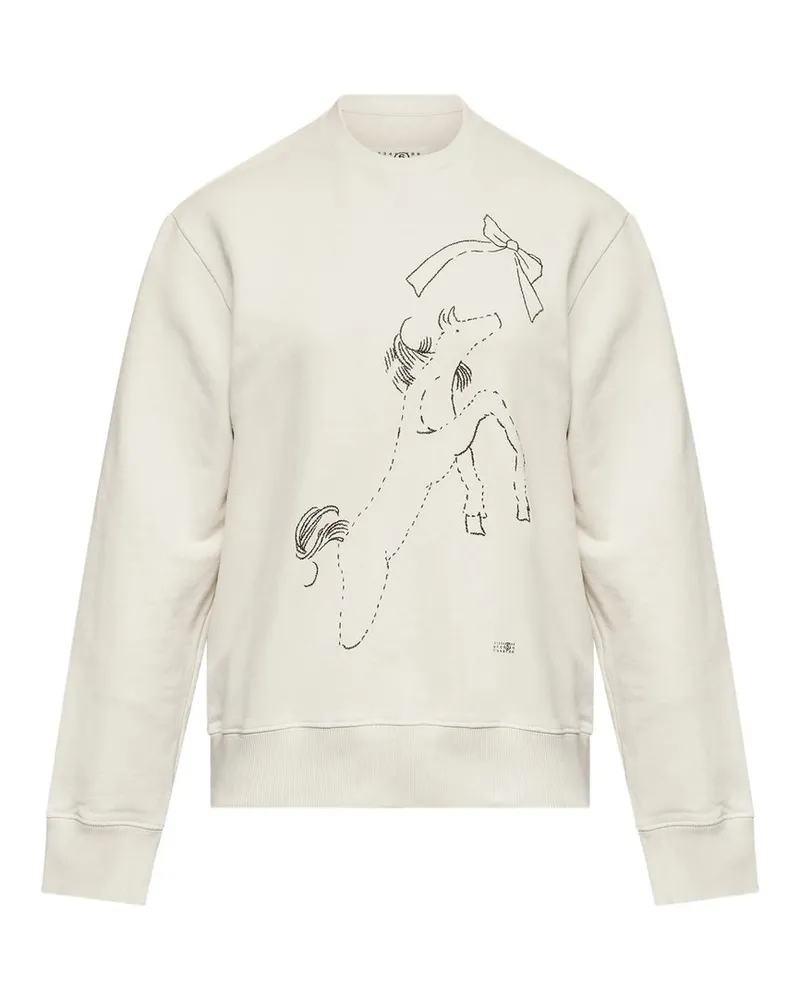 Maison Margiela Sweatshirt Weiß