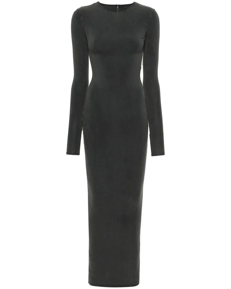 Entire Studios ls Maxi - Cotton Spandex Washed Black Schwarz