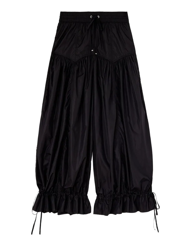 Ganni Flyweight Nylon Balloon Pants Schwarz