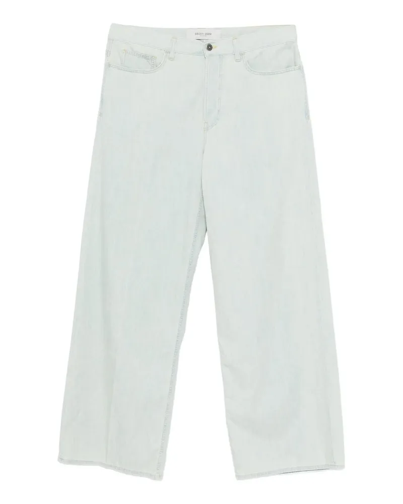 Golden Goose Journey M`s Wide Pant Parker Pastel Full Sky Wash Blau