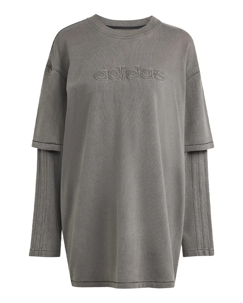 adidas Tee Dress Grau