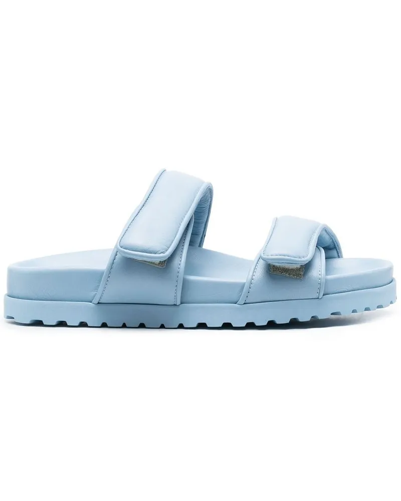 Gia Borghini Sandalen mit doppeltem Riemen Blau