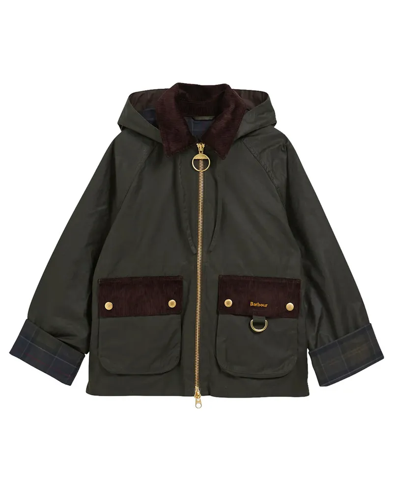 Barbour Carville Wax Jacket Lwx1578 Grün
