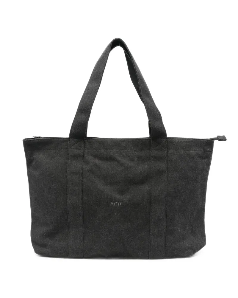 Arte Antwerp Canvas Tote Bag Schwarz