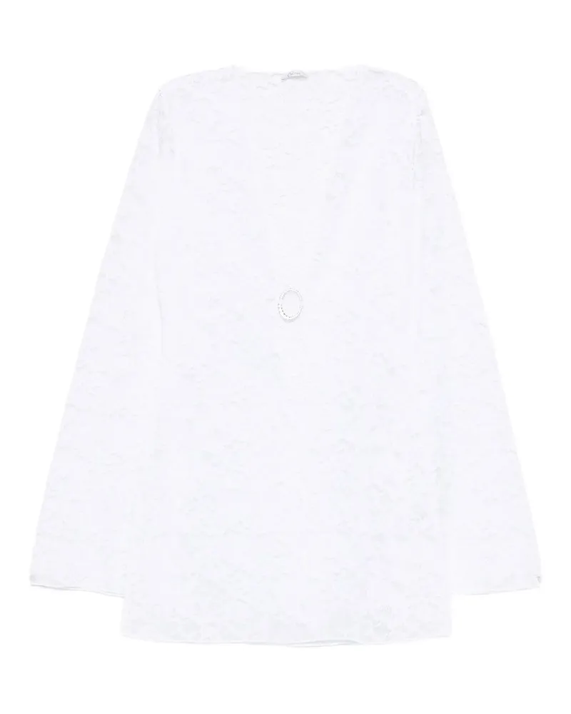 Oséree Bridal o Lover Lace Kaftan Weiß