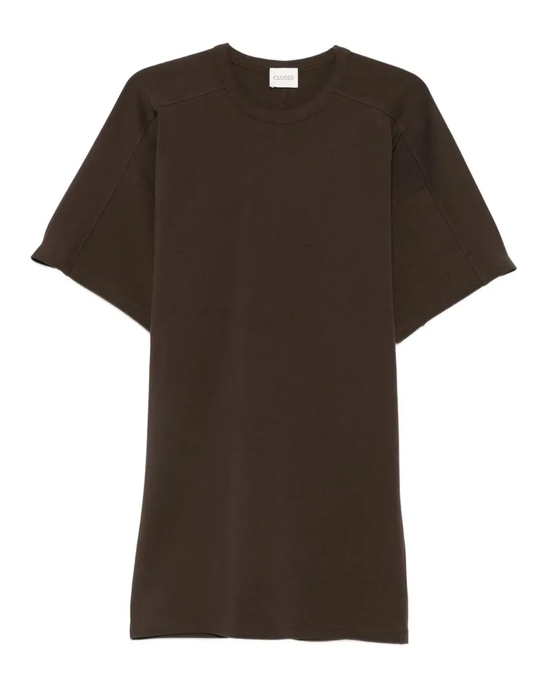 Closed Deep Yoke Dress Braun