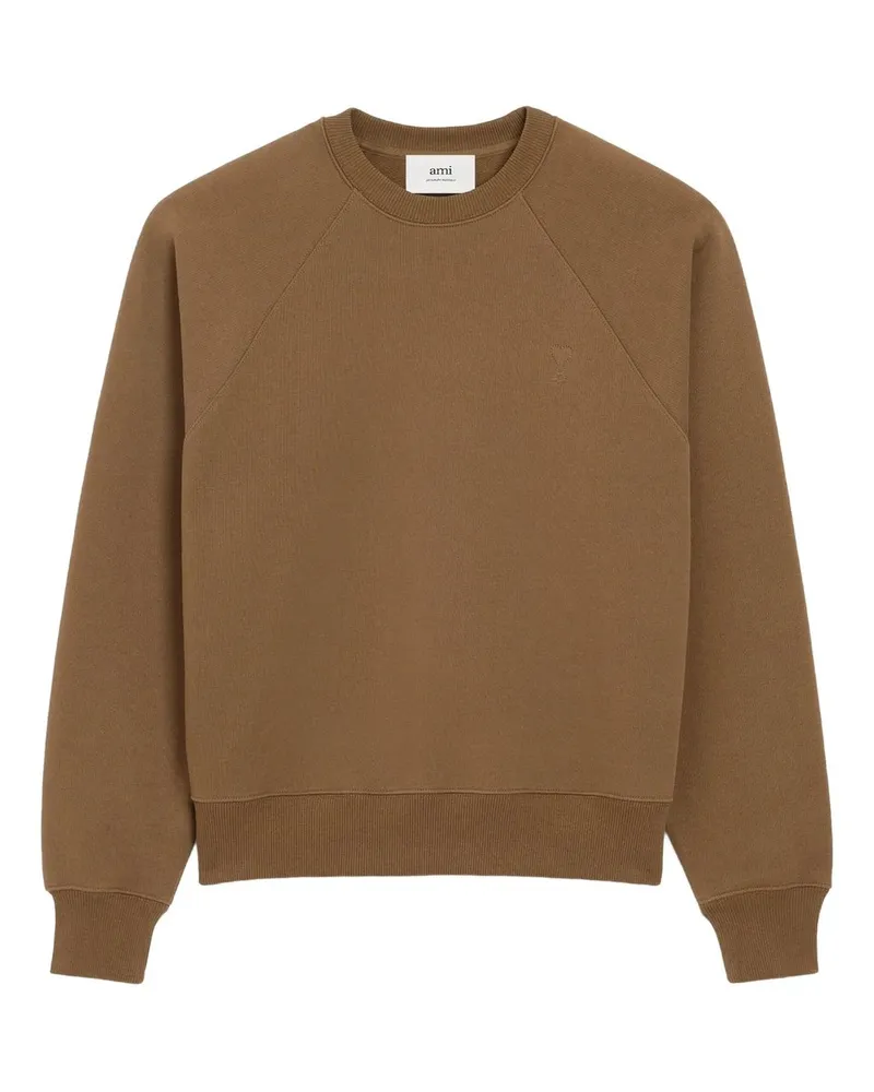 AMI Paris Sweatshirt Adc Braun