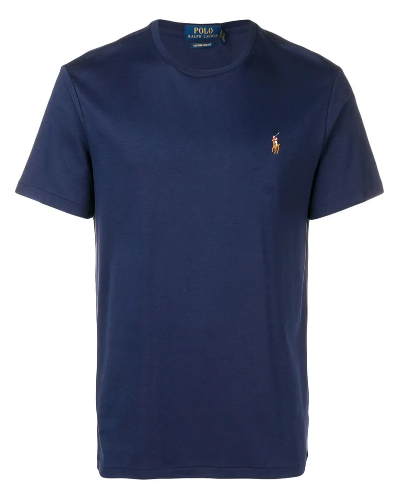 Ralph Lauren Custom Slim Fit Soft Cotton T-shirt 710740727003 Blau