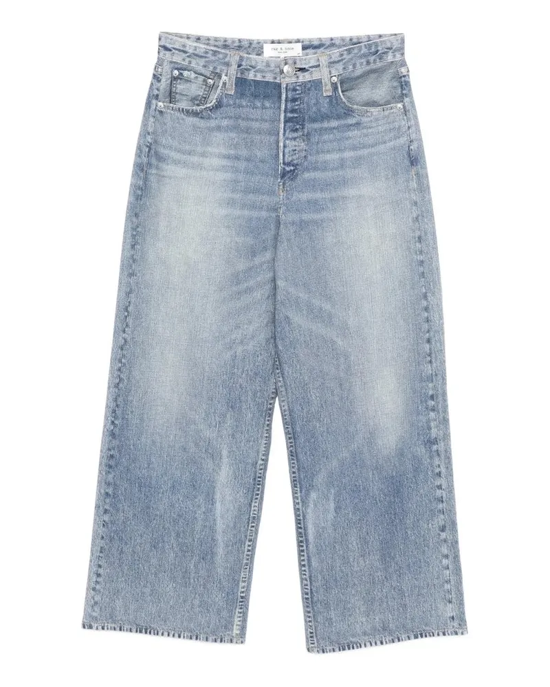 Rag & Bone Miramar Andi Wide Leg Blau