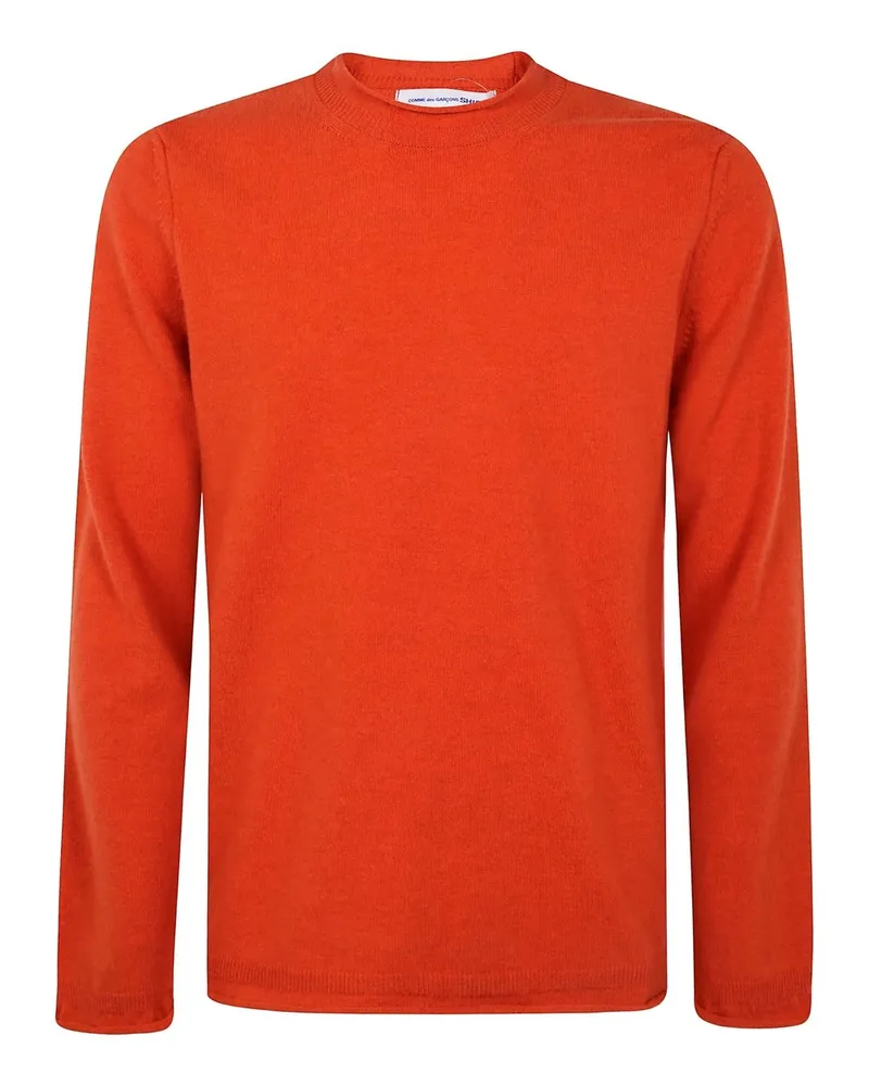 Comme des Garçons Mens Shirt Knitted Orange