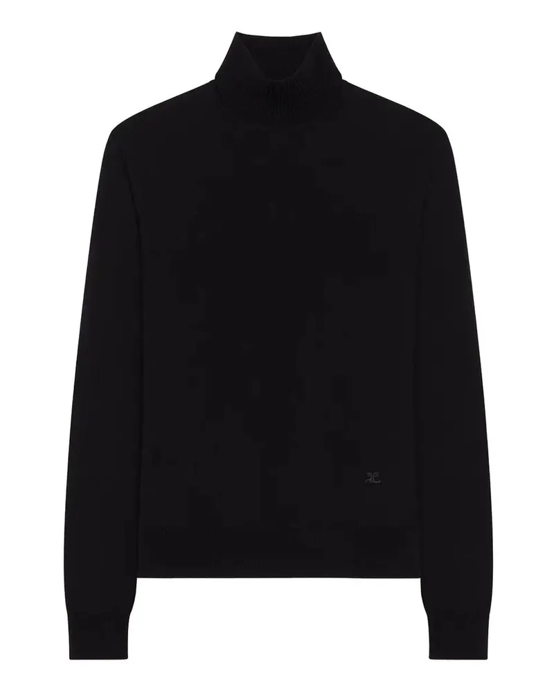 Courrèges Off Shoulder Top Schwarz