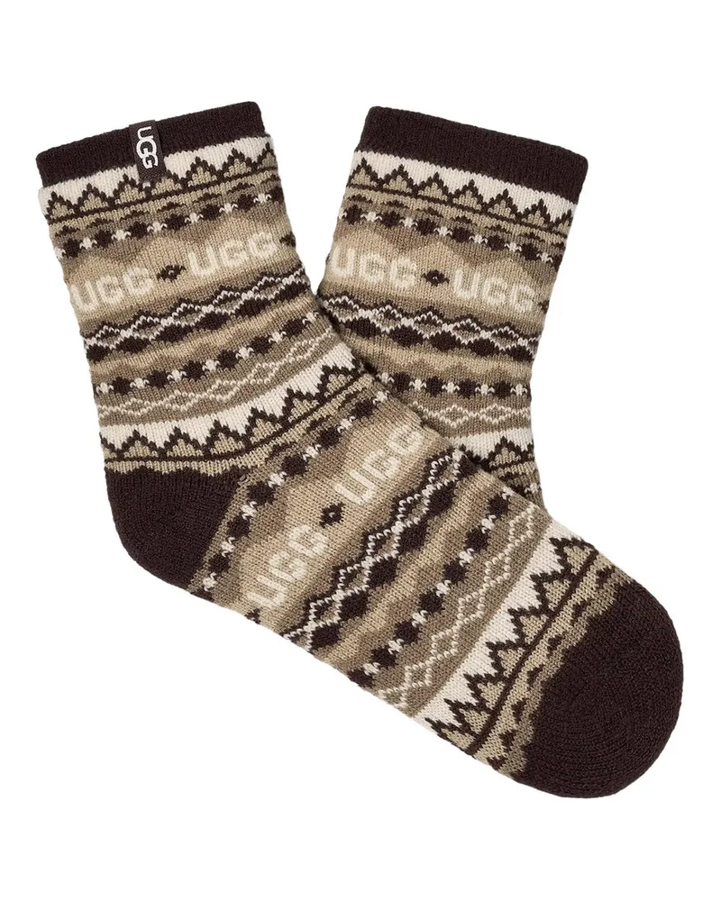 UGG Cressida Cozy Quarter Braun