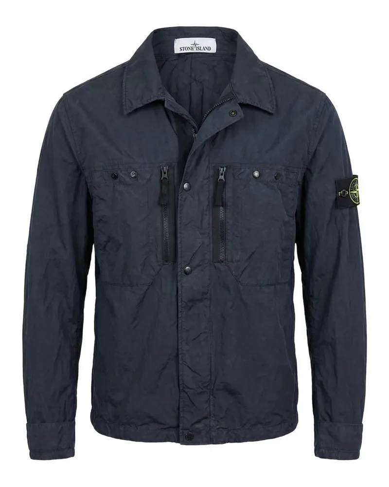 Stone Island Overshirt Blau
