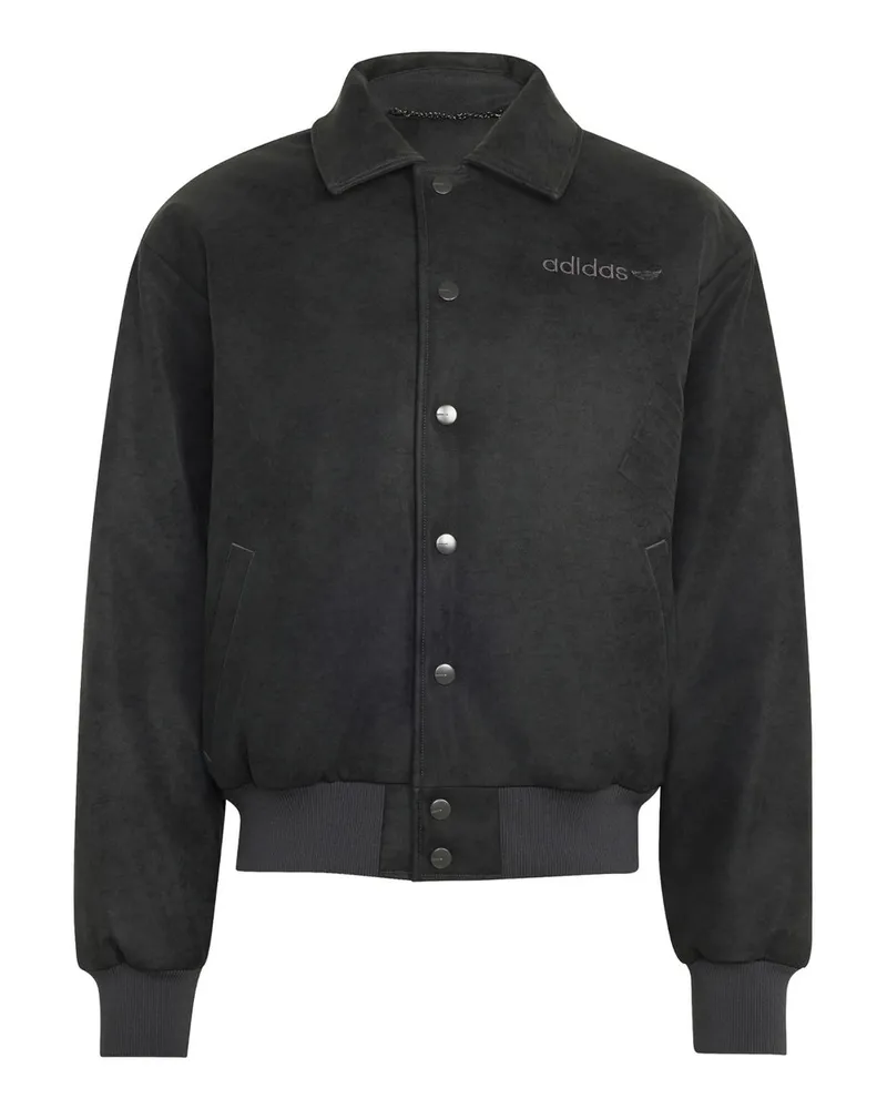 adidas Leather Jacket Marrone Schwarz