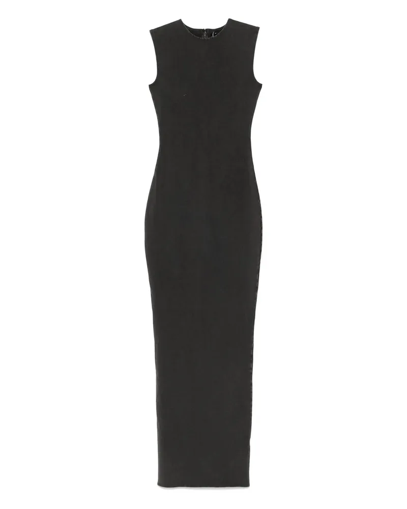Entire Studios Sleeveless Maxi - Cotton Spandex Washed Black Schwarz