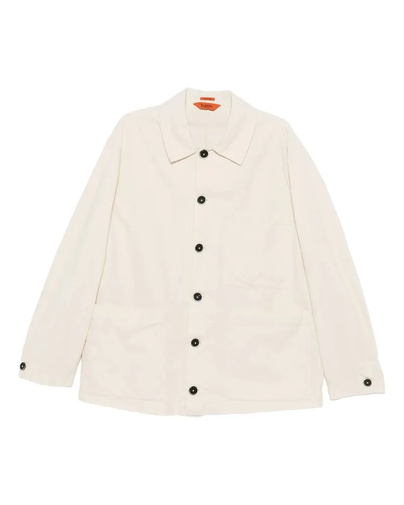 BARENA Overshirt Stae - Garzoto Weiß