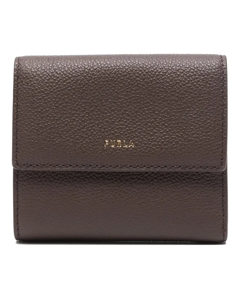 Furla Goccia m Compact Wallet Braun