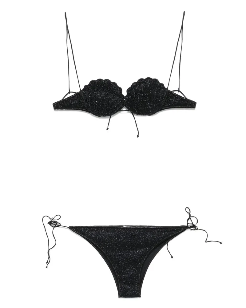 Oséree Lumiere Shell Two Piece Schwarz