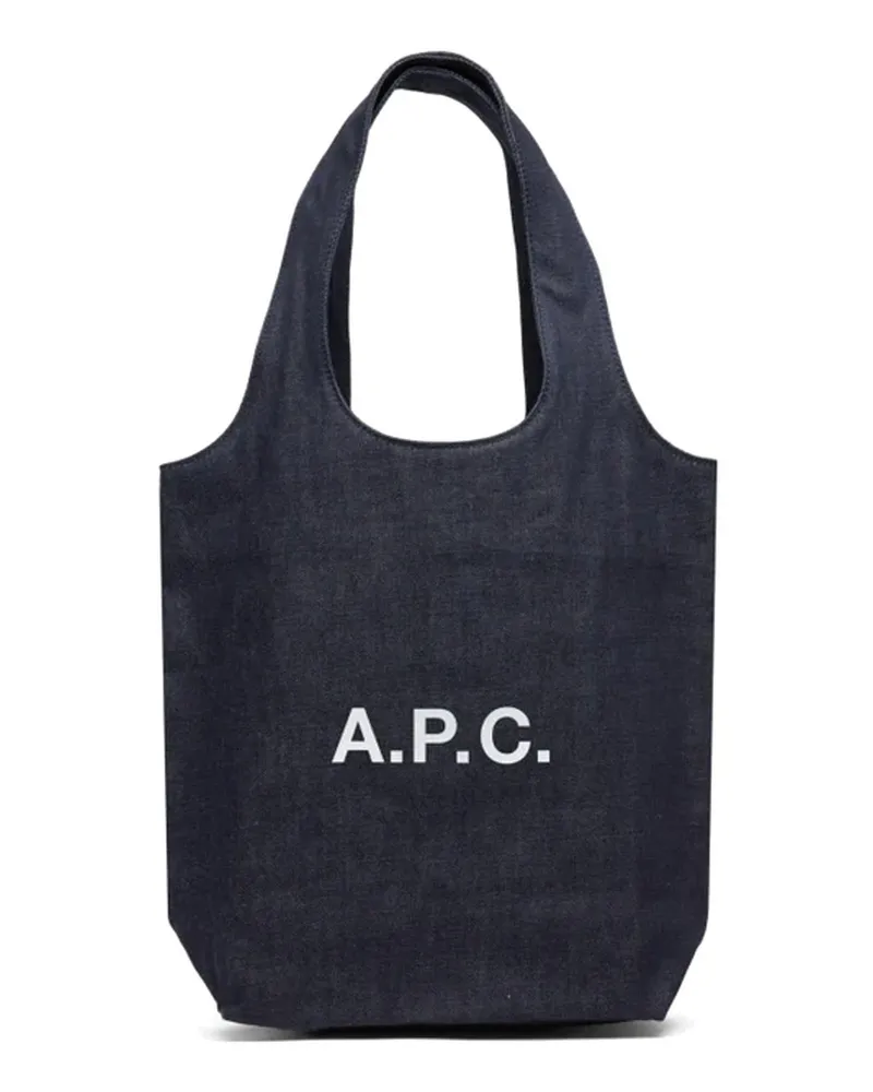 A.P.C. Tote Ninon Small Blu Blau