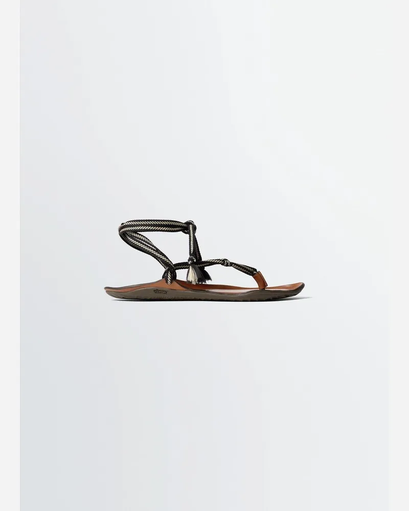 Christophe Lemaire Vibram Sandals Schwarz