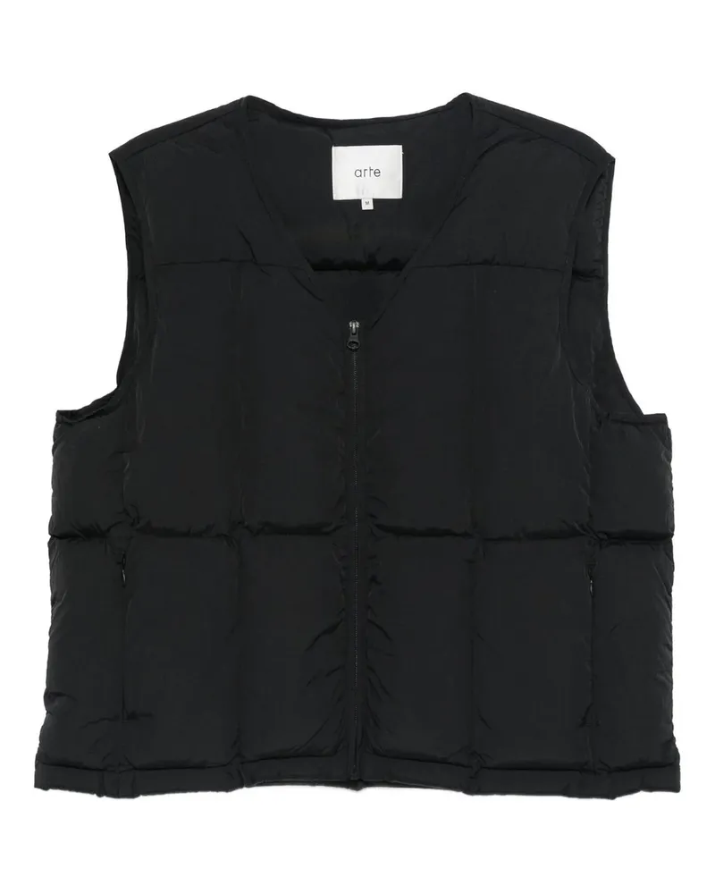 Arte Antwerp Puffer Vest Schwarz
