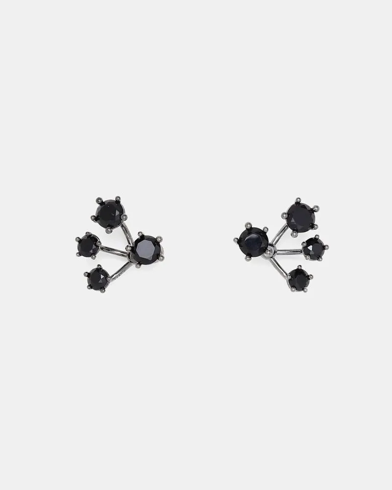 PANCONESI Night Sky Cluster Earrings Schwarz