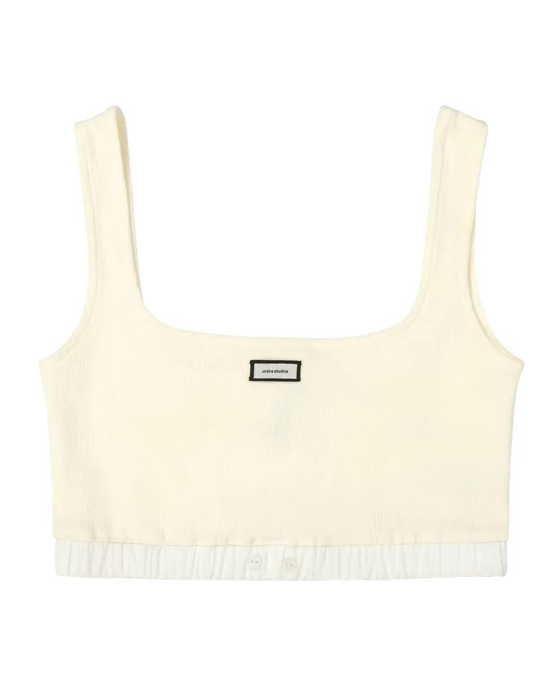 Entire Studios Lounge Bra Panna Gelb