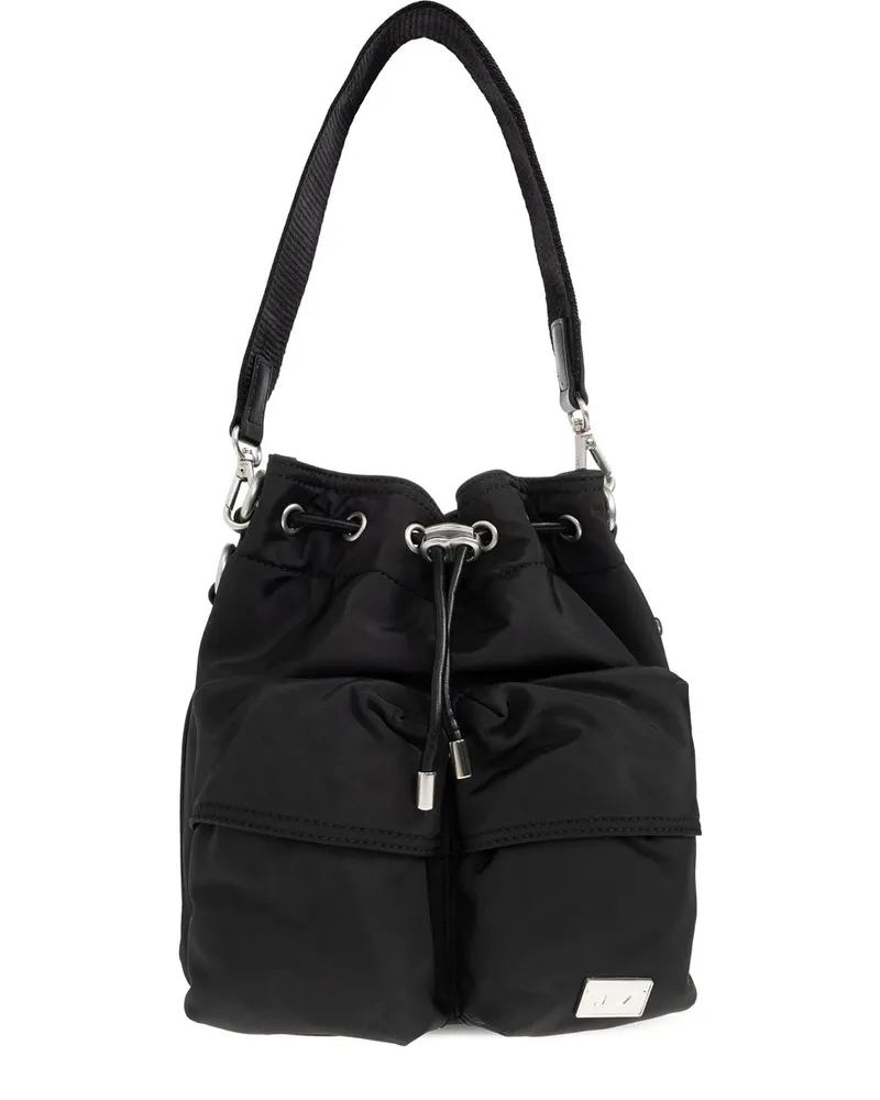 Diesel Multi-pkts Multi-pkts Bucket x Shoulder Bag Schwarz