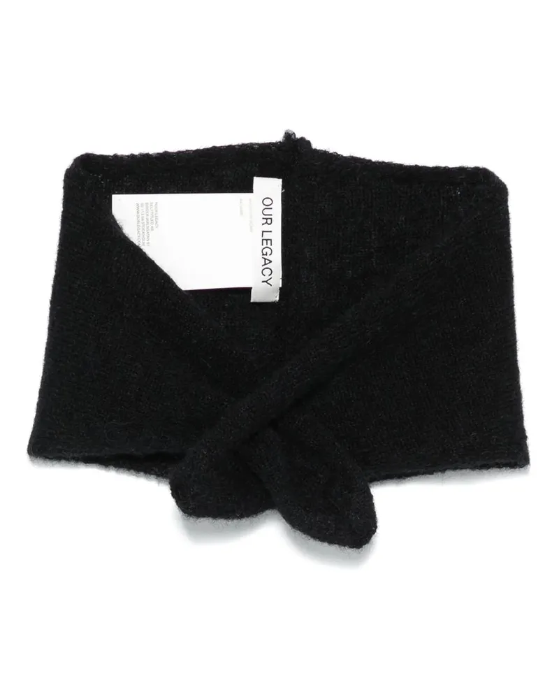 Our Legacy Miniature Scarf Schwarz