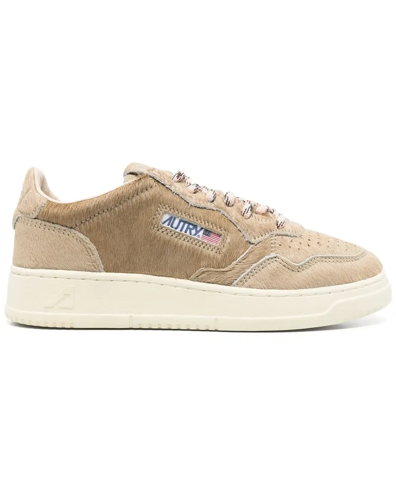 AUTRY Medalist Low Woman Pony/laces Beige