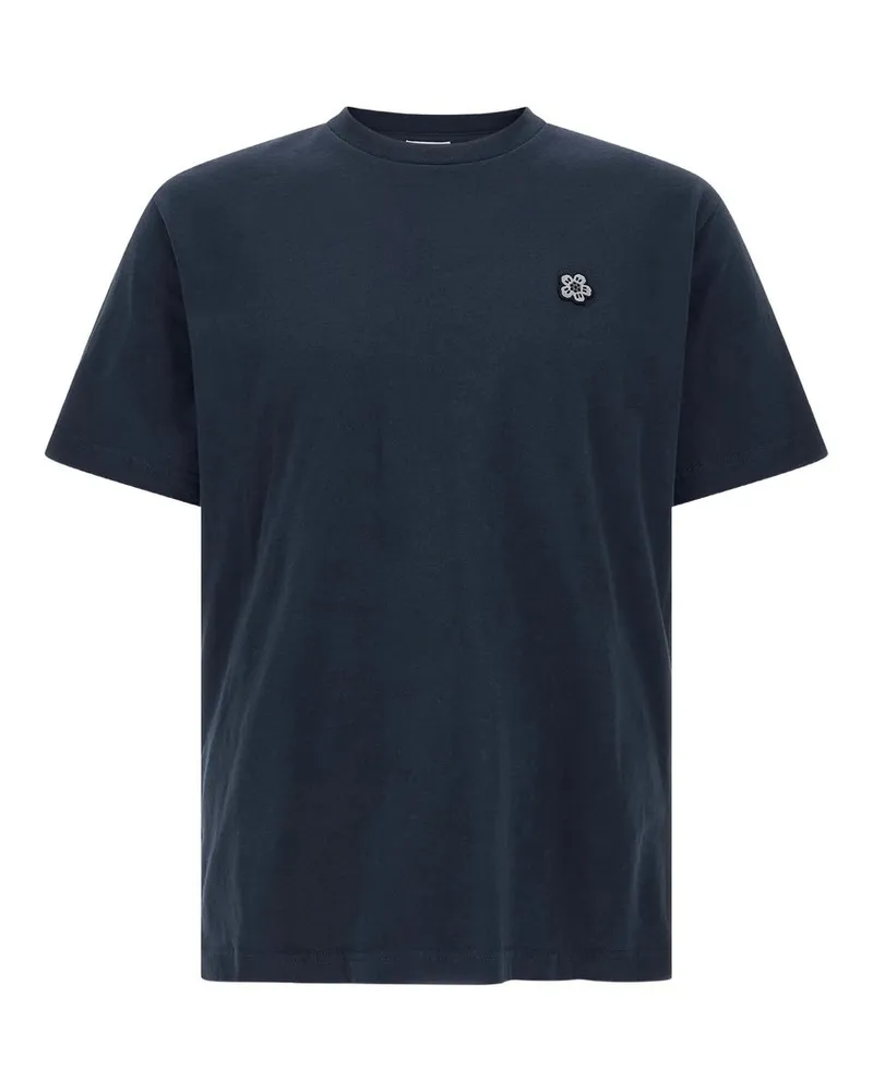Kenzo Gots Boke Flower Embroidered c Blau