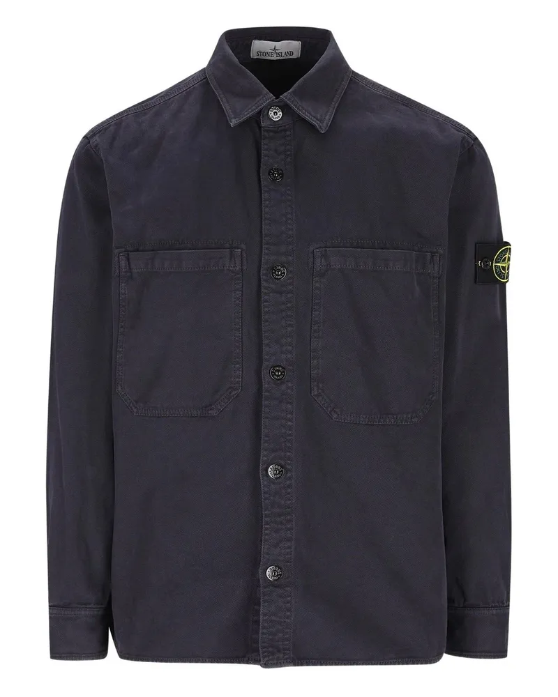 Stone Island Overshirt Blau