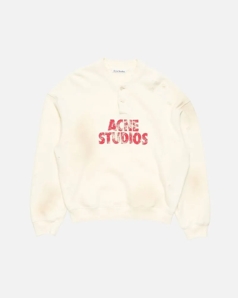 Acne Studios Fn-wn-swea000292 - Sweatshirts Weiß