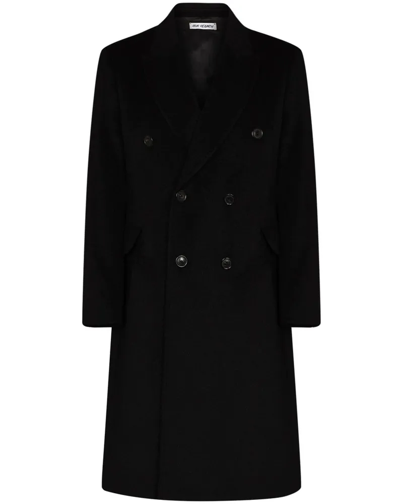 Our Legacy Whale Coat Schwarz
