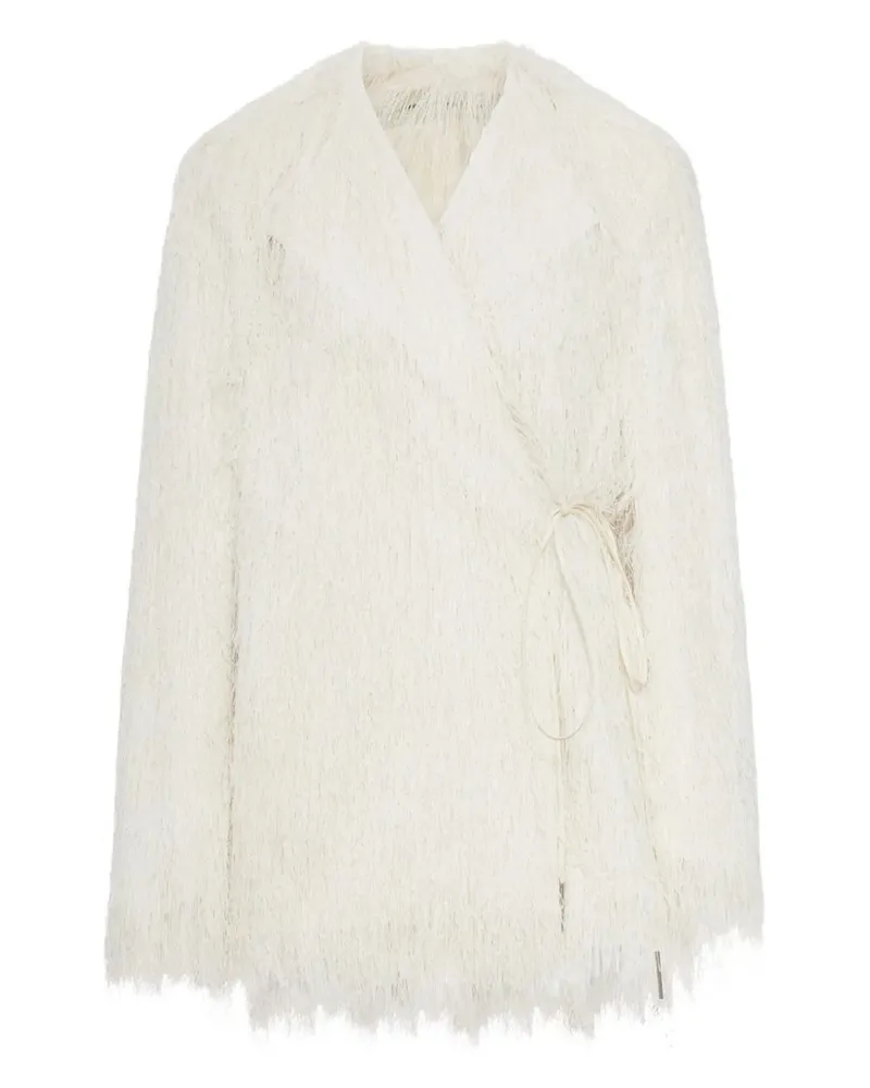 Dries van Noten 00070 Rivla Short 2031 W.w.coat Weiß