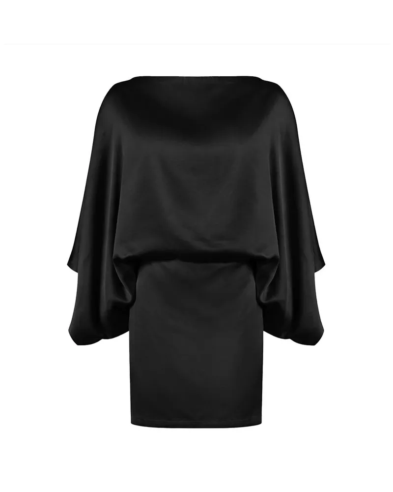 NINEMINUTES Dress Schwarz
