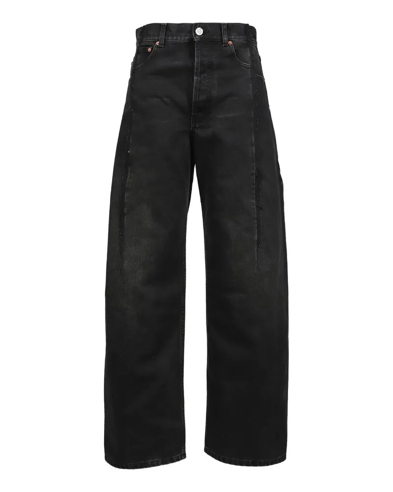 VETEMENTS Cut Jeans Schwarz