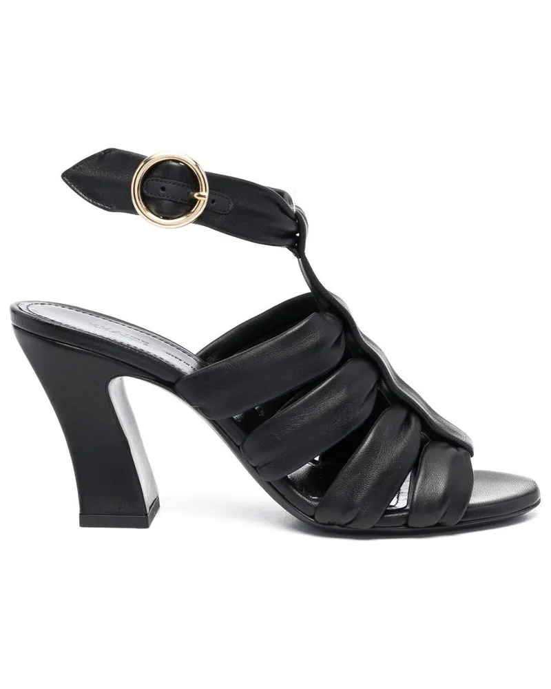 KHAITE Perth Heel Sandale F3050784 Schwarz